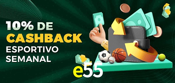 10% de bônus de cashback na e55